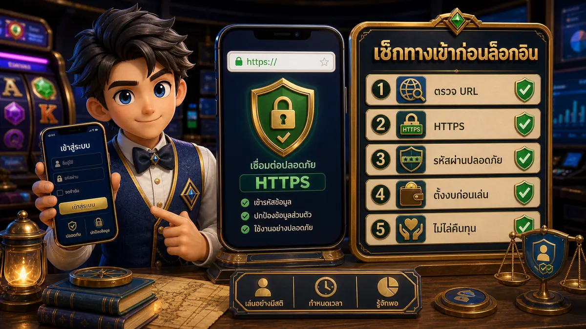 เช็กลิสต์ตรวจทางเข้า win365 ก่อนล็อกอินบนมือถือ เรื่อง URL HTTPS รหัสผ่าน และการตั้งงบ